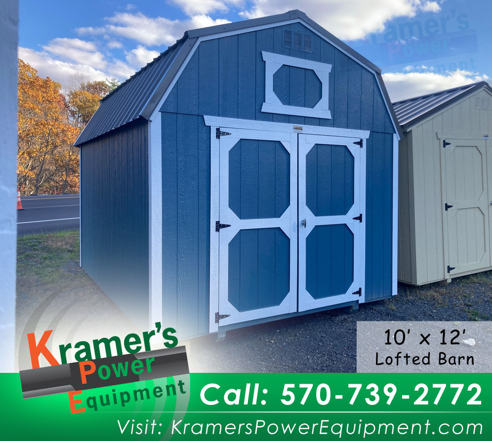 Blue Lofted Barn For Sale (10'x12')