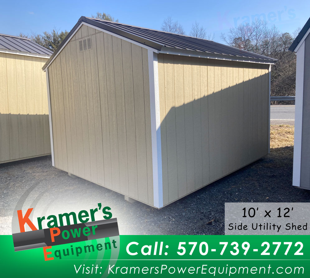 Back of Side Utility Shed (10'x12')