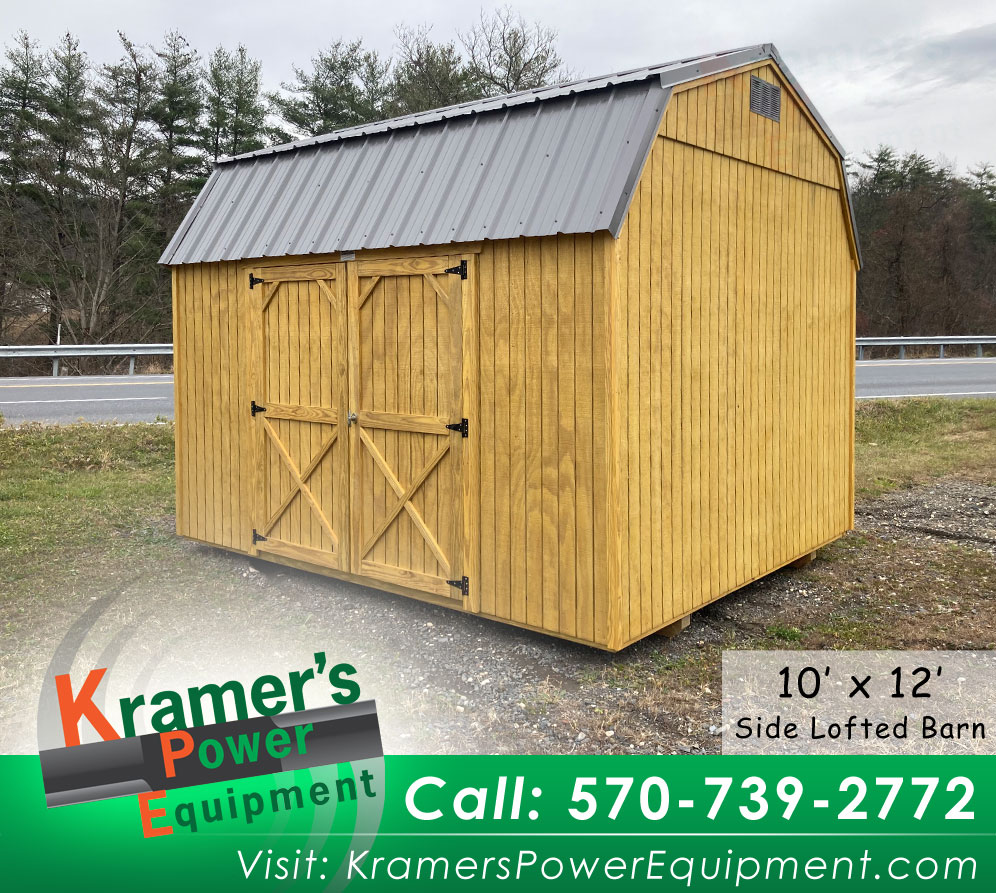 Treated Lofted Barn (10'x12') - Price Sale Sheet
