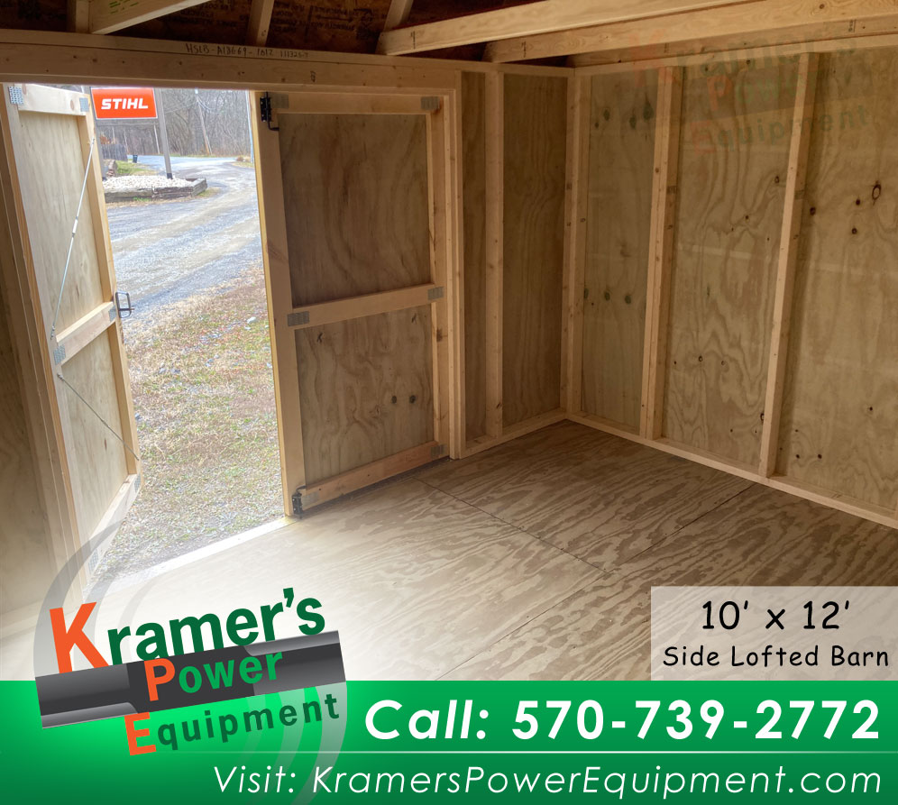 Treated Lofted Barn (10'x12') - Price Sale Sheet