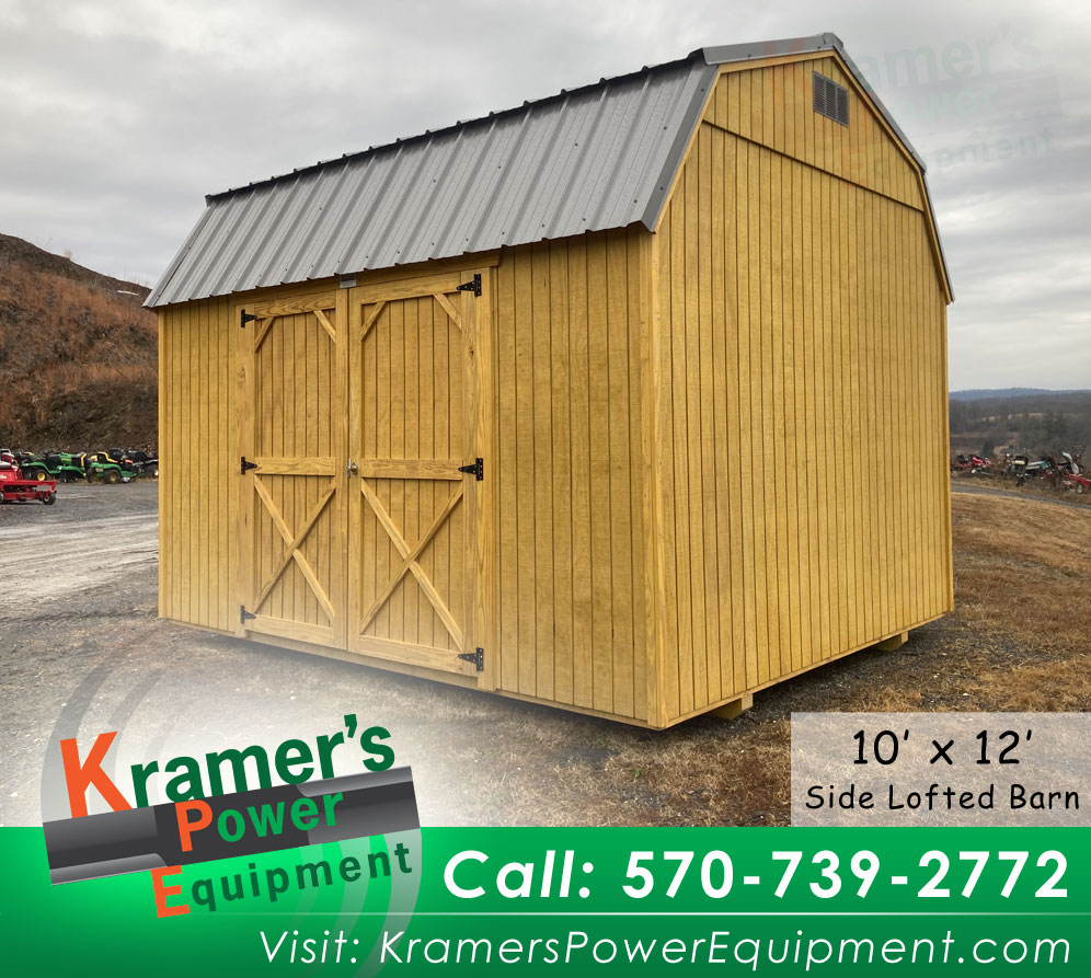 Treated Side Lofted Barn (10'x12') - Price Sale Sheet