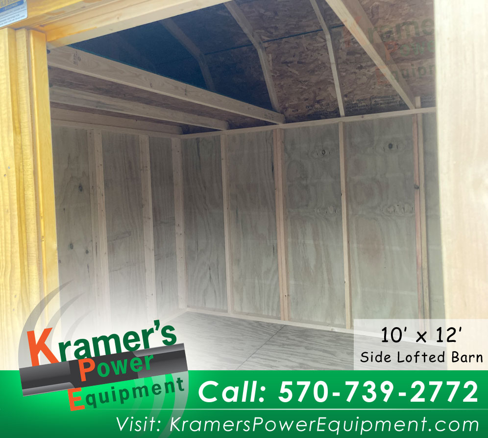 Treated Side Lofted Barn (10'x12') - Price Sale Sheet