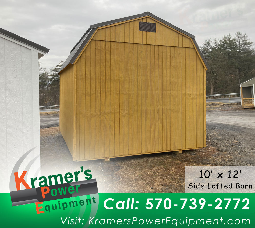 Treated Side Lofted Barn (10'x12') - Price Sale Sheet