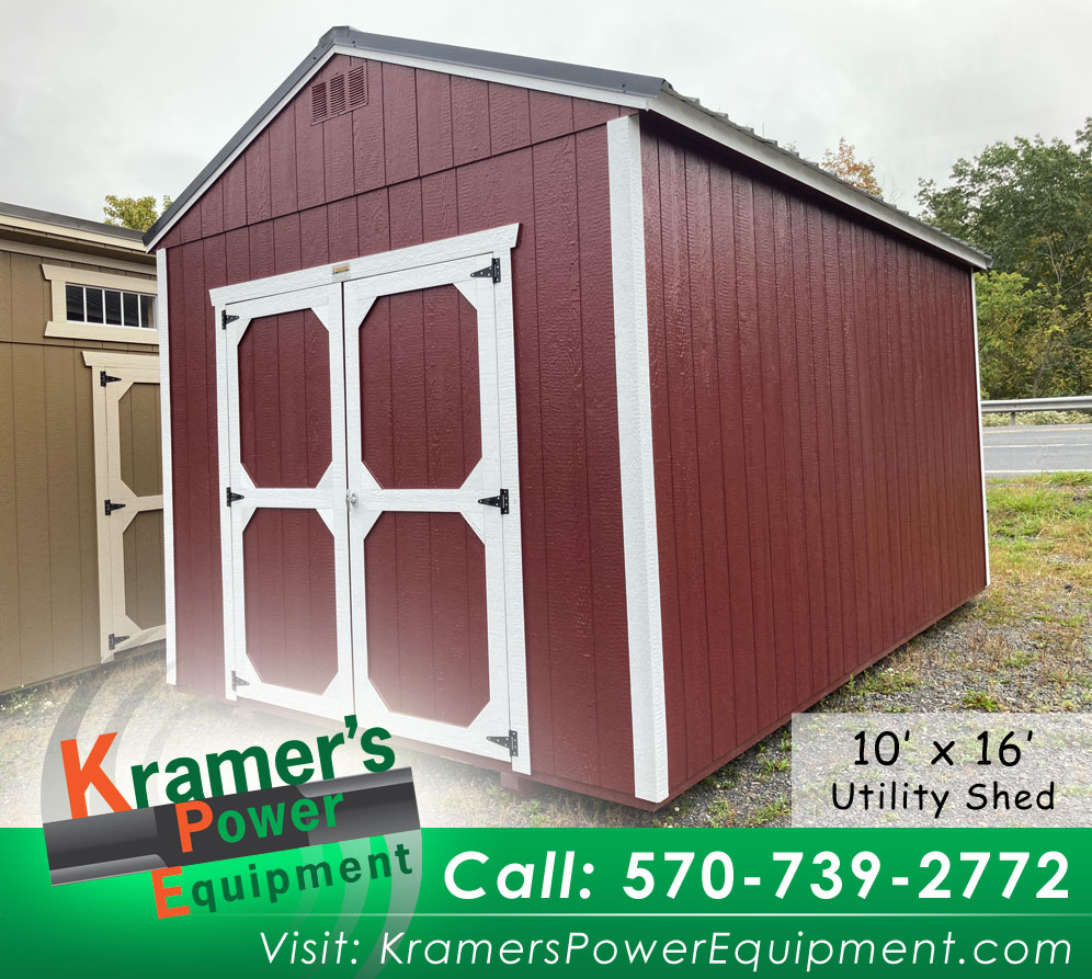 Utility Shed With 8ft Walls