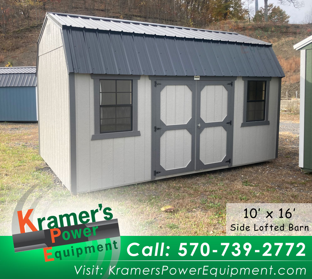 Pewter Cast Lofted Barn (10'x16') - Price Sale Sheet