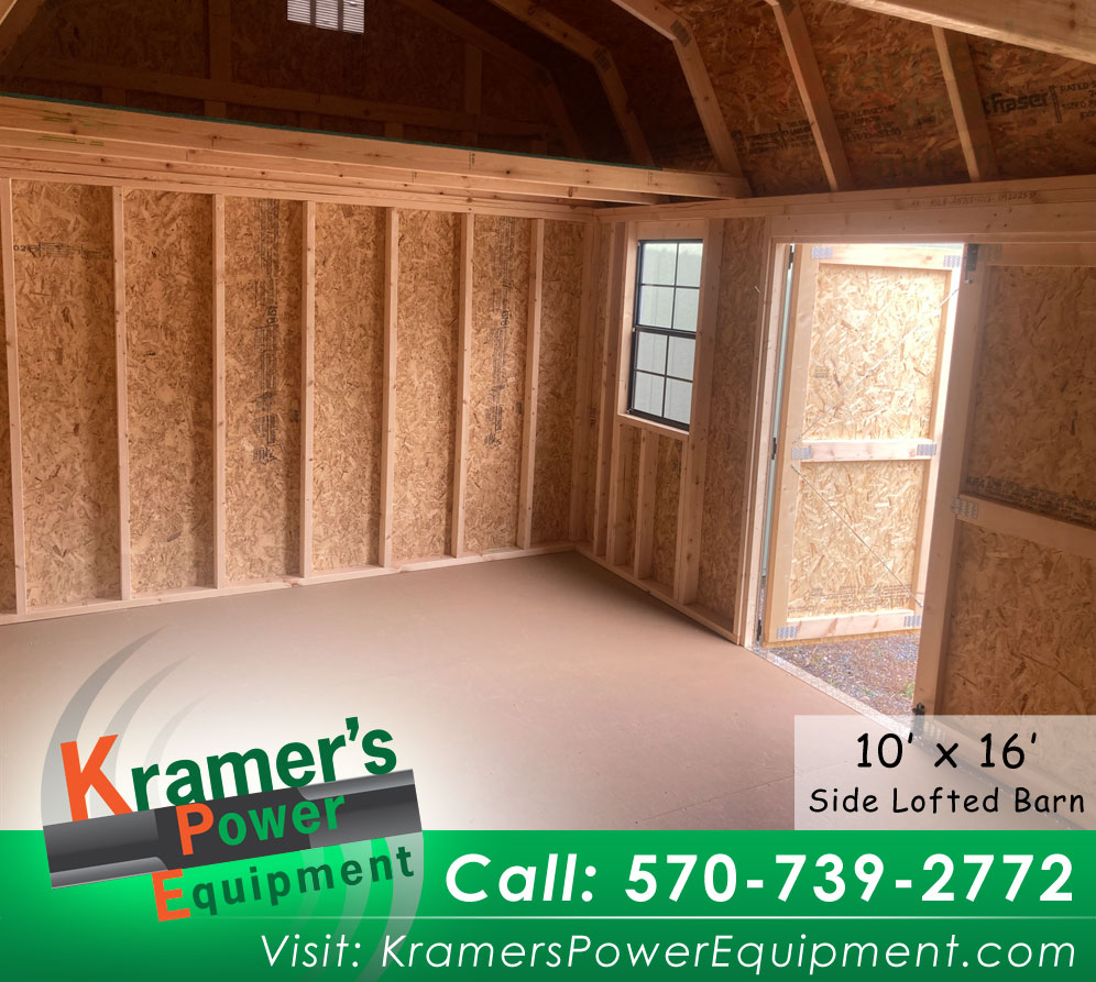 Pewter Cast Lofted Barn (10'x16') - Price Sale Sheet