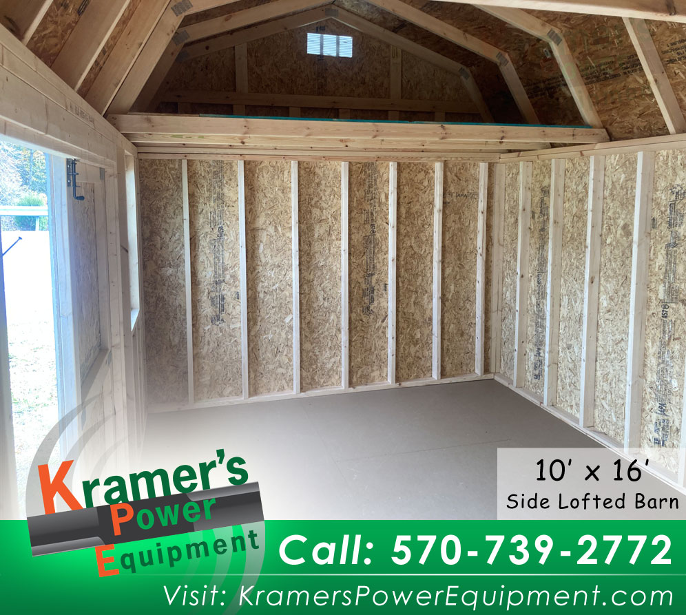 Pewter Cast Lofted Barn (10'x16') - Price Sale Sheet