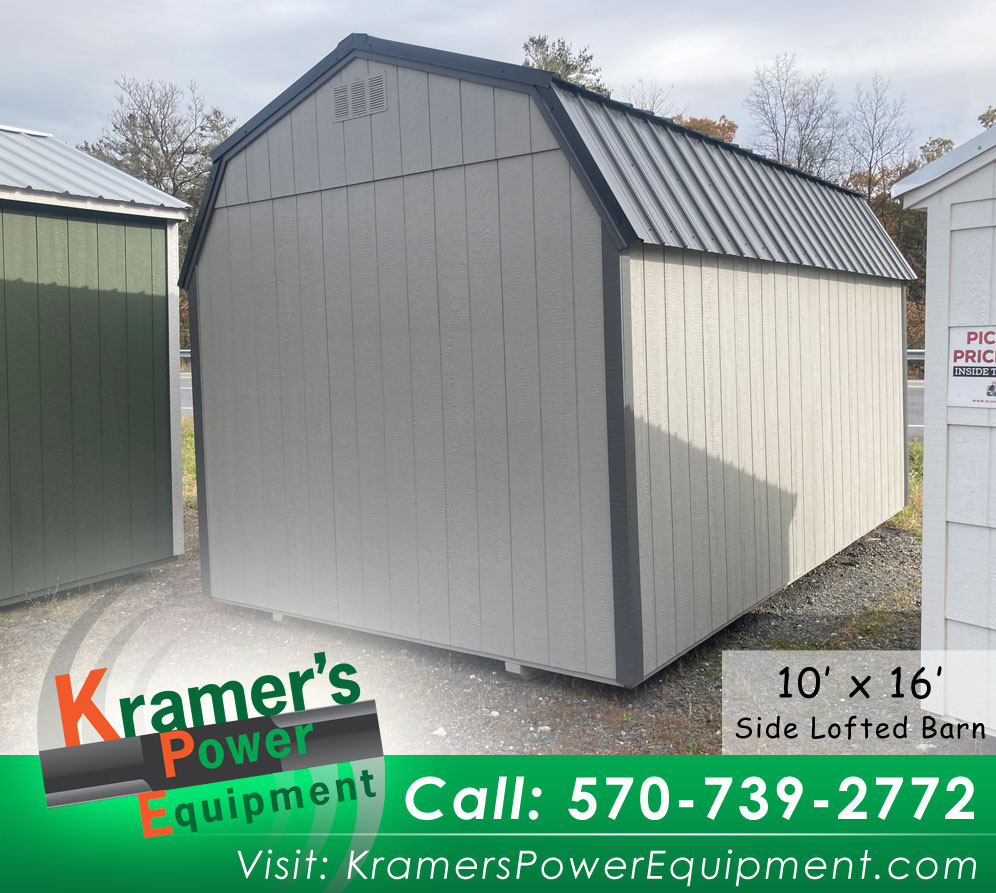 Pewter Cast Lofted Barn (10'x16') - Price Sale Sheet