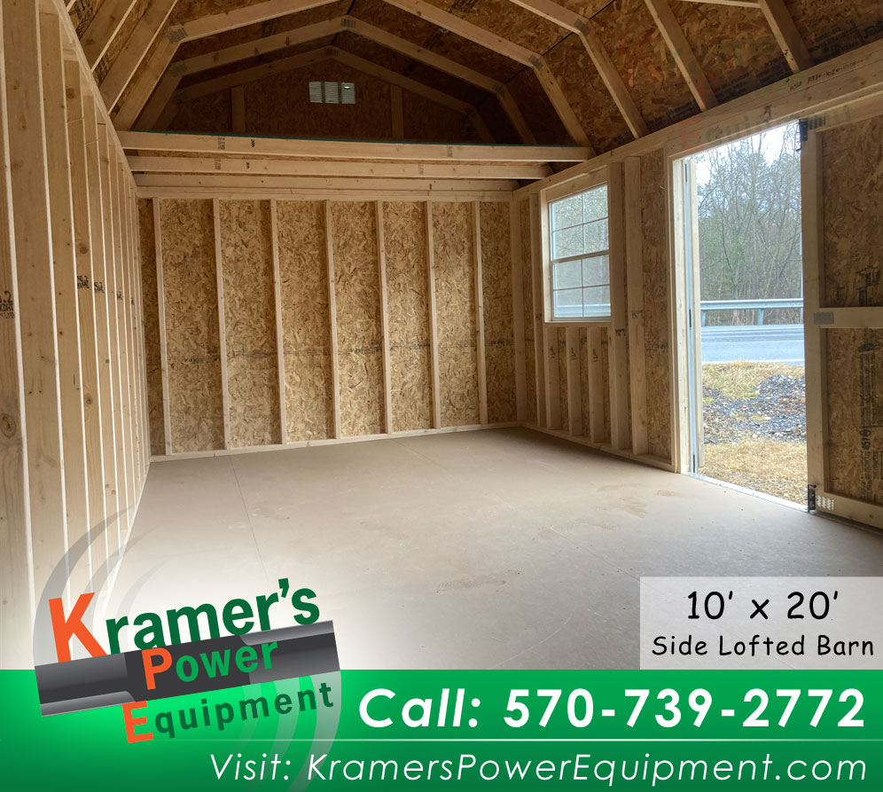 Gray Side Lofted Barn (10'x20') - Price Sale Sheet