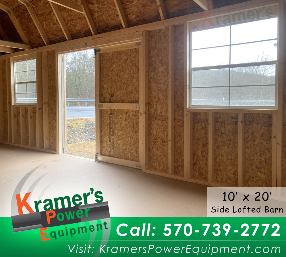 Gray Side Lofted Barn (10'x20') - Price Sale Sheet