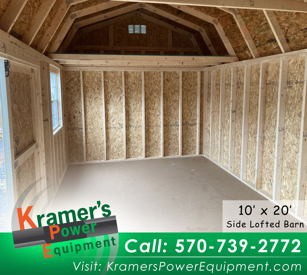 Gray Side Lofted Barn (10'x20') - Price Sale Sheet