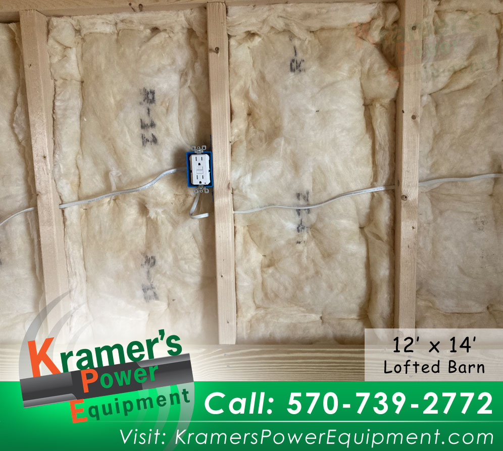 Electrical outlet and insulation