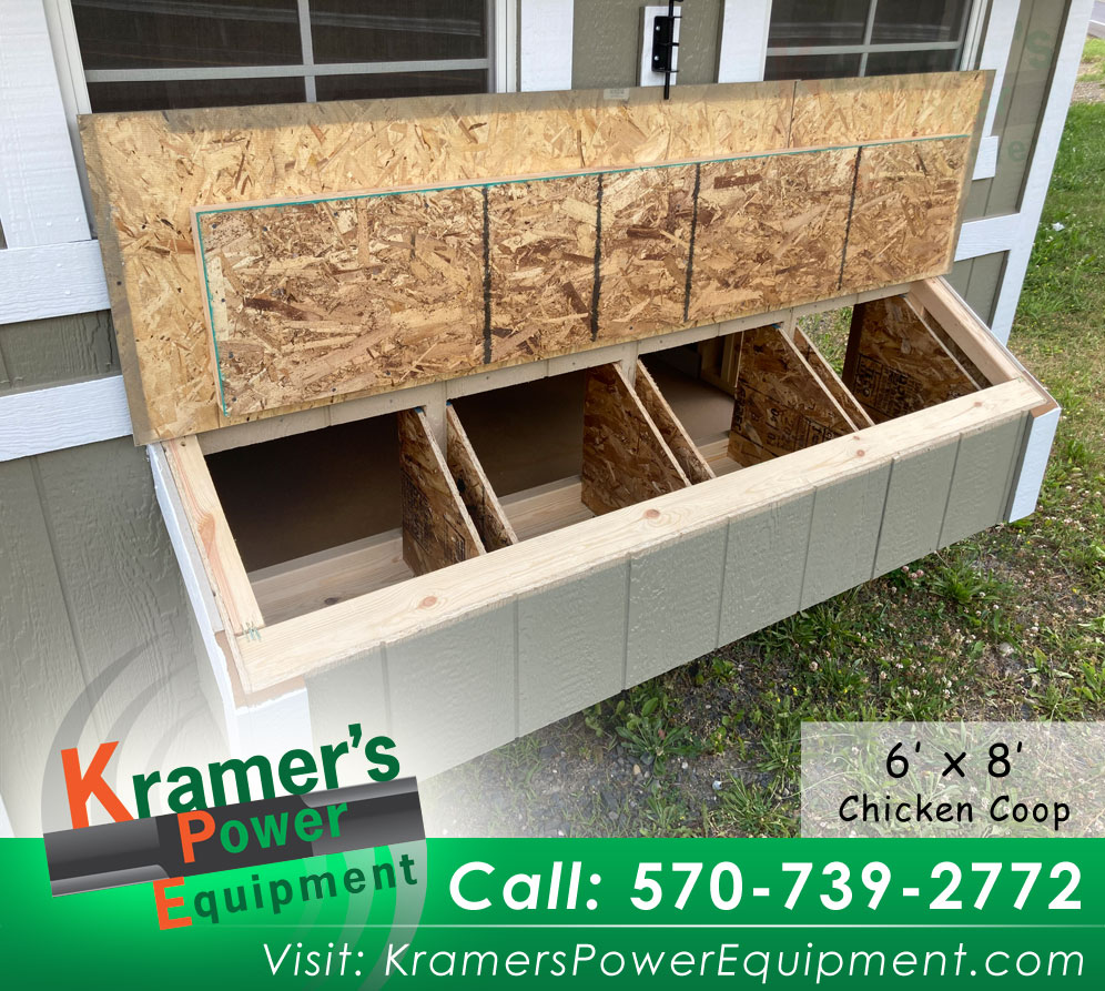 Gray Chicken Coop (6'x8')