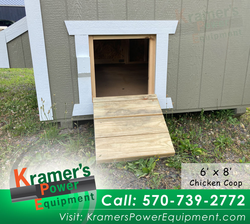 Gray Chicken Coop (6'x8')