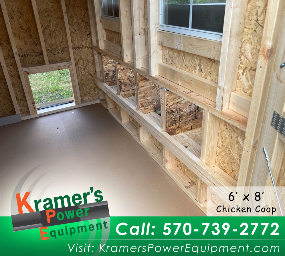 Gray Chicken Coop (6'x8')