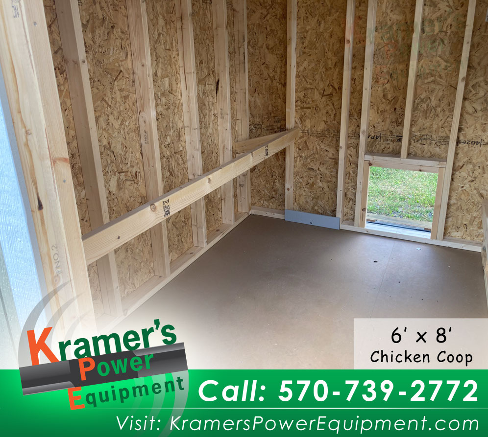 Gray Chicken Coop (6'x8')