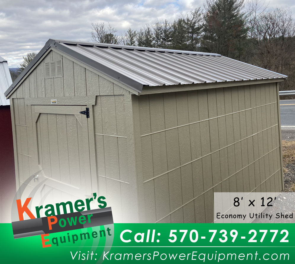 Burnished Slate Metal Roof of Best Price Utility Shed (8' x 12')