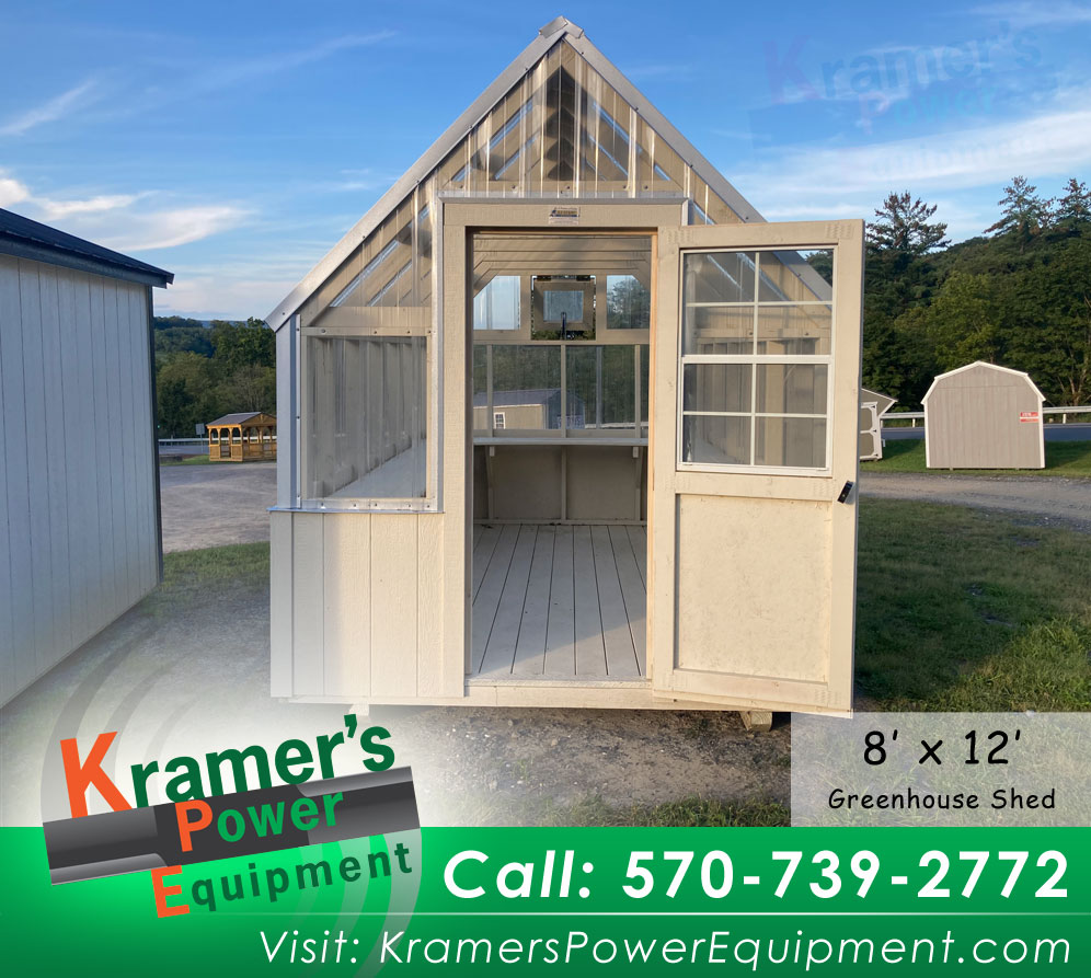 Greenhouse Shed (8'x12') - Price Sale Sheet