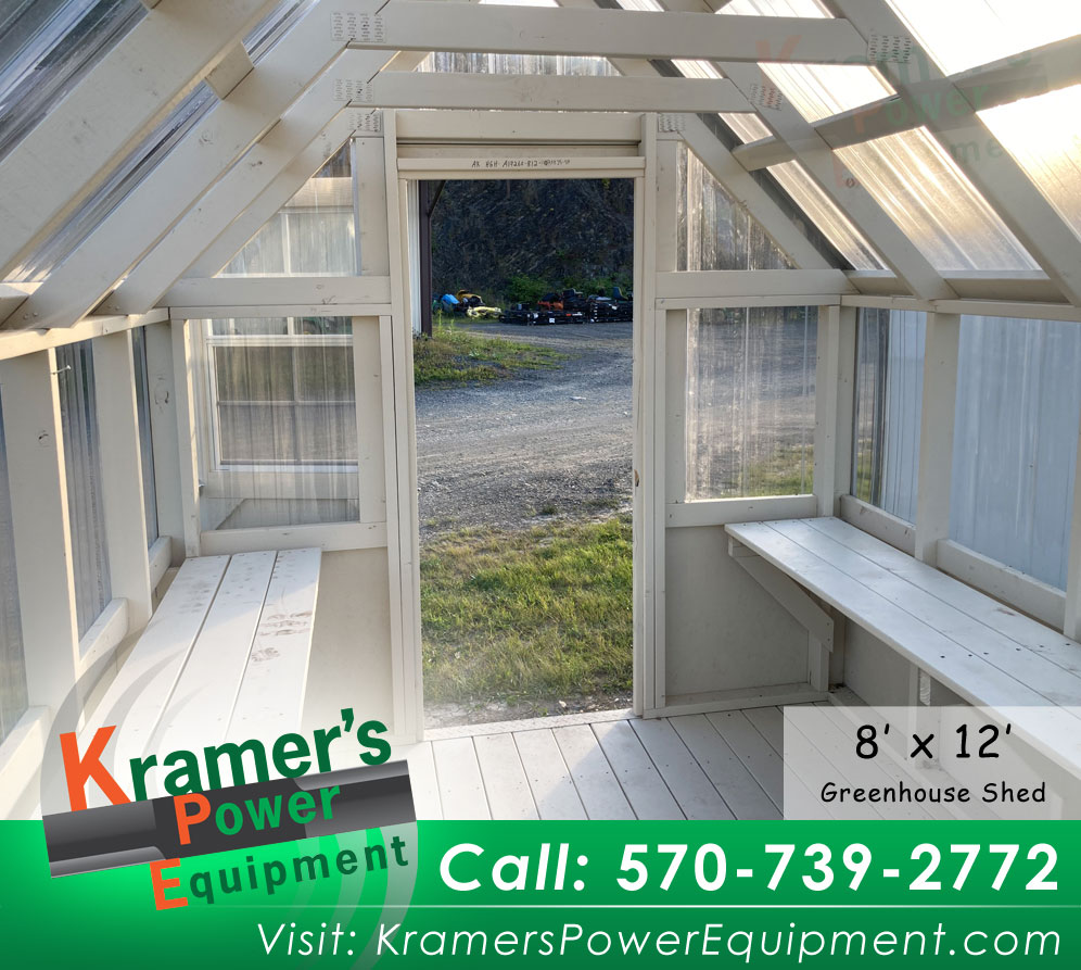 Greenhouse Shed (8'x12') - Price Sale Sheet