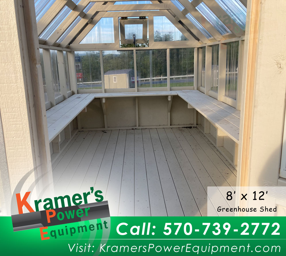 Greenhouse Shed (8'x12') - Price Sale Sheet