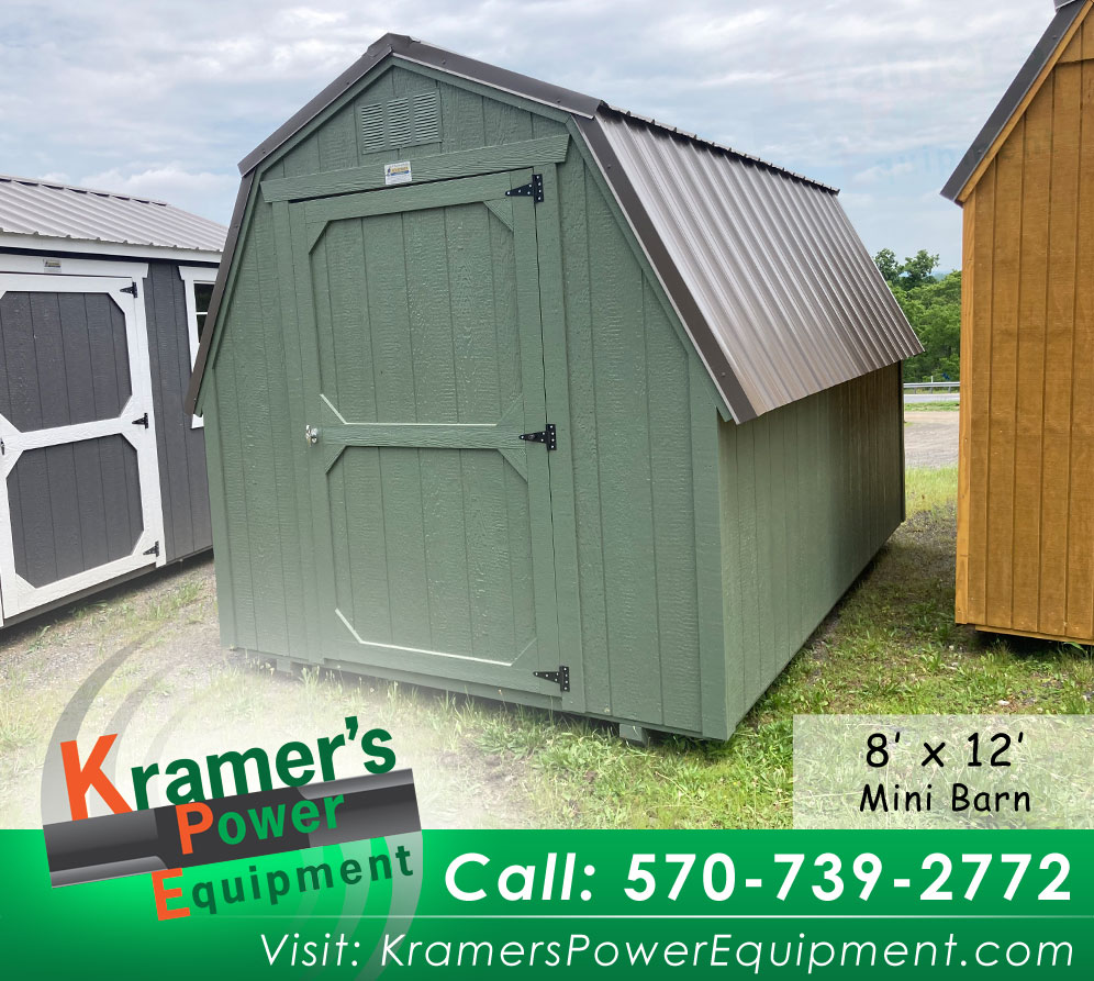 Little Green Barn (8'x12') - Price Sale Sheet