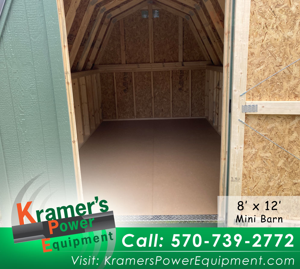 Little Green Barn (8'x12') - Price Sale Sheet