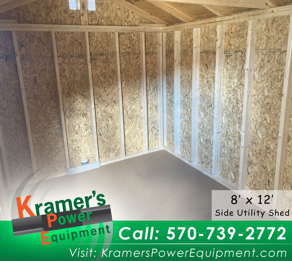 Peppercorn Utility Shed (8'x12') - Price Sale Sheet