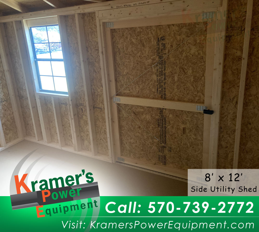 Peppercorn Utility Shed (8'x12') - Price Sale Sheet