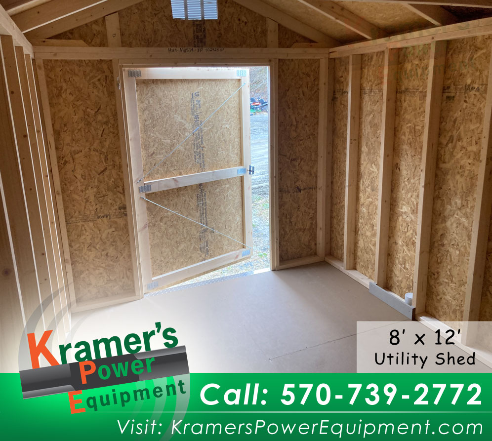 White Shed (8'x12') - Price Sale Sheet