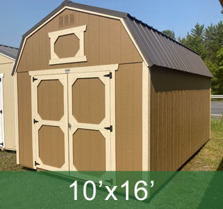 10x16 Amish Built Buckskin Lofted Barn Shed For Sale Schuylkill Haven