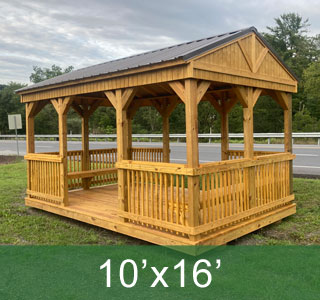 Cabana with Benches