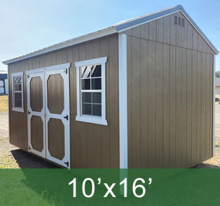 Shed with Windows 10x16